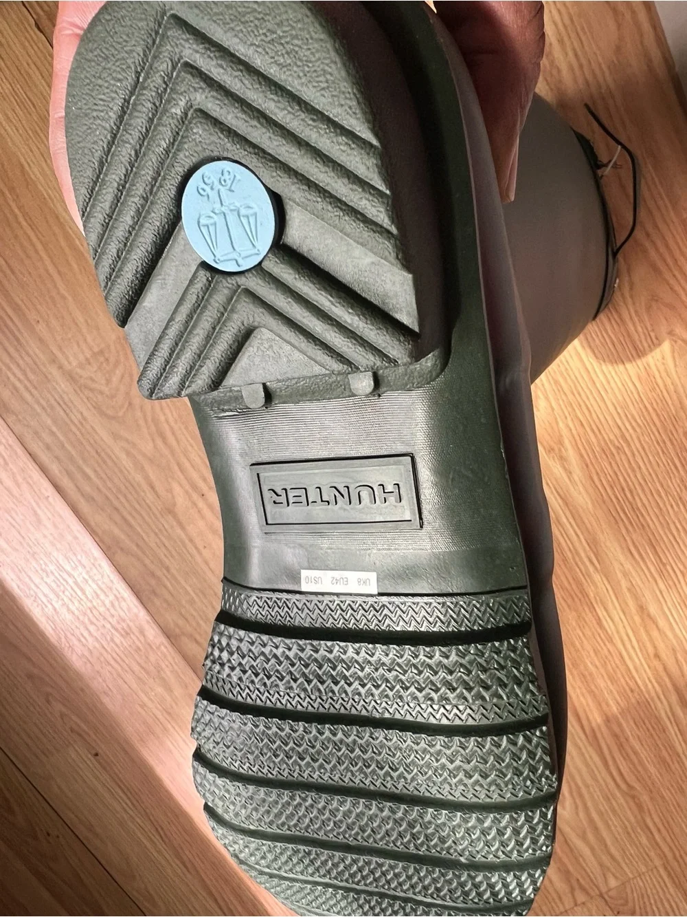 Hunter Women's Original Tall Rain Boots - Olive Green Size 10